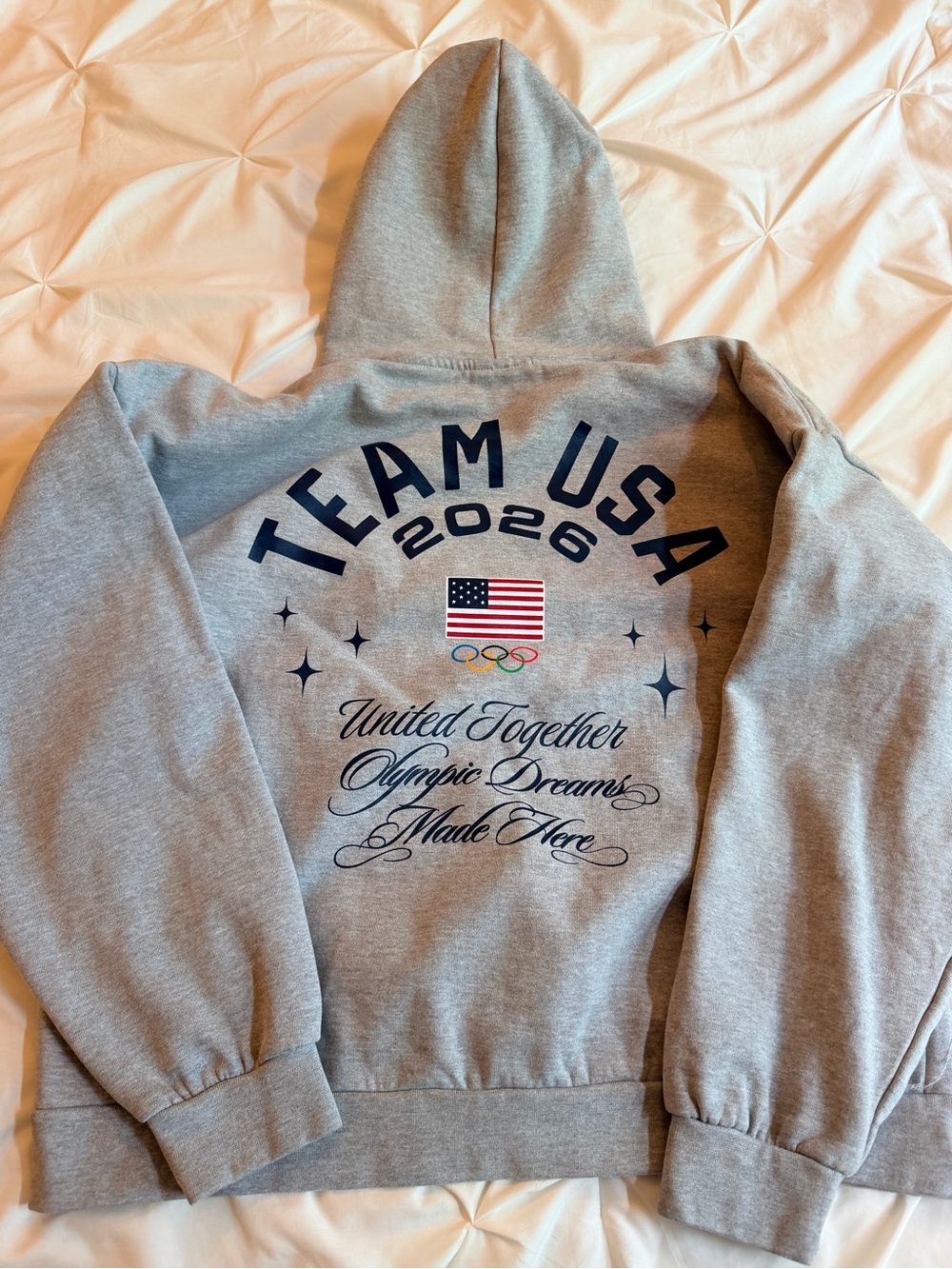 Team USA 2026 Gray Crewneck Sweater